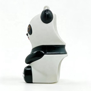 Accessoire <span class=keywords><strong>de</strong></span> golf, étui en silicone en forme <span class=keywords><strong>de</strong></span> panda, double rangement pour balles <span class=keywords><strong>de</strong></span> golf, porte-clés - Product Image 2