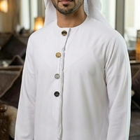 Bouton-pression tressé traditionnel saoudien intemporel de 18 mm en alliage de zinc de qualité bijouterie avec placage pour accessoire Thobe Abaya