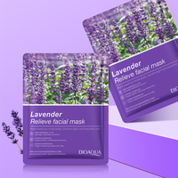 Masque visage BIOAQUA aux extraits de plantes et de fruits 25g pour peaux ternes et sèches avec Aloe Vera et Thé Vert