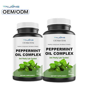 OEM식이 보충제 페퍼민트 잎 추출물 분말 허브 유기농 페퍼민트 오일 캡슐 최고의 페퍼민트 캡슐 - Product Image 2