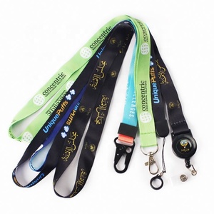 Longes de cou à impression par transfert personnalisé avec impression offset de porte-clés en polyester durable pour un événement bon marché sans commande - Product Image 2