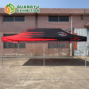 Carpa Resistente de 26 kg, Estructura Hexagonal de Aleación de <span class=keywords><strong>Aluminio</strong></span> y Acero de 50 mm, Carpa Automática Plegable de 10*20 pies, Personalizable con Logotipo - Product Image 3