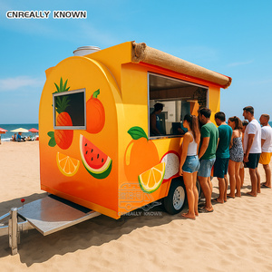 OEM Aluminum & Stainless Steel <b>Towable</b> Mobile Hot Dog Carts Fast Food Truck Concession Food Trailer for Sale - Product Image 4