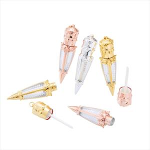 3ml Cosmétique Golden Carrot Plastique Unique Crown Luxury Empty Lip Gloss Containers Lipgloss Rich Glossy Lip Oil Tube With Wand - Product Image 3
