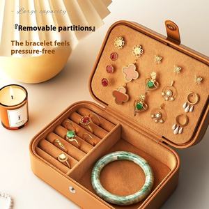 Handmade Lớn Hộp Đồ Trang Sức Cao Cấp Lưu Trữ Container Cho Dây Chuyền Vòng Tay Bông Tai Có Giá Trị Mảnh - Product Image 3