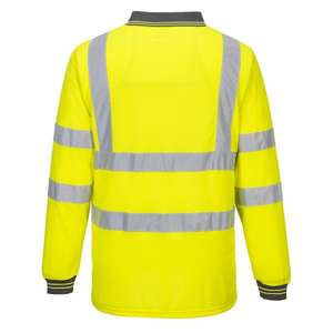 PORTWEST - S277YERXXL Polo jaune manches longues haute visibilité-EAN 5036108181797 HI-VIS WORKWEAR - Product Image 2