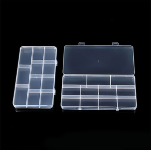 In Logo Trong Suốt PP Hộp Nhựa Lưu Trữ Hộp Cho Đạn Câu Cá Phụ Kiện Earplug Trường Hợp Phần Cứng Fastener Bu Lông Hạt - Product Image 5