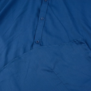 Professional Production Custom Poplin Woven Long Sleeve Navy Color <strong>Funky</strong> Dress <strong>Shirt</strong> for <strong>Men</strong> - Product Image 5
