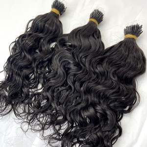 Extensions de cheveux en plastique <span class=keywords><strong>dur</strong></span> transparent avec pointe nano, cheveux en kératine de qualité supérieure, anneaux nano en plastique, cheveux vierges vietnamiens - Product Image 4