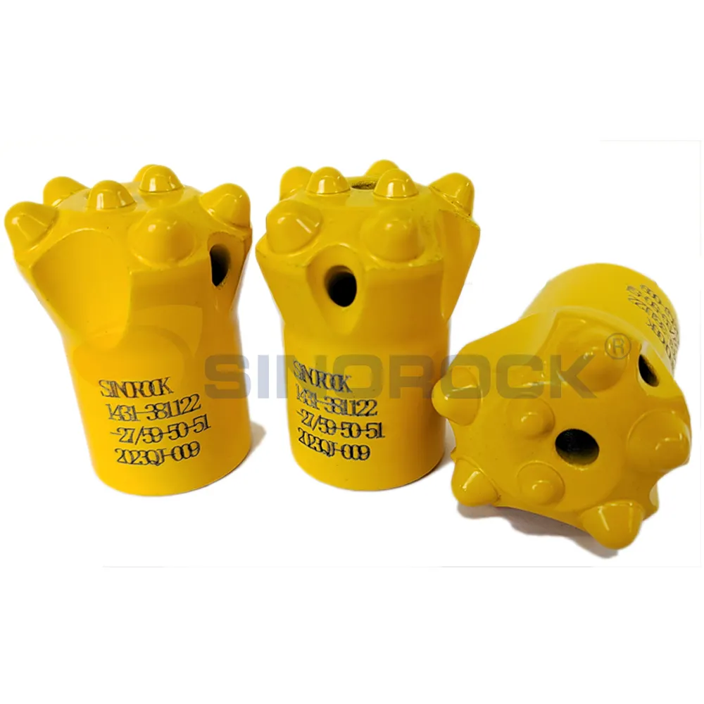 7 Degree 30/32/35/38/40/42mm Tapered Rock Drill Button Bits Top Hammer Rock Drilling Tools