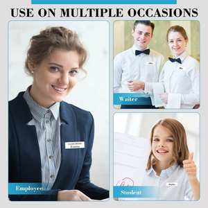 100 Packs Magnetic Name Tags With Blank Name Tag Labels - Product Image 6