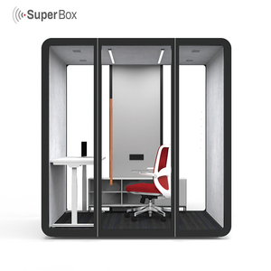 Oficina Compartida Tipo Cápsula, Casa Modular Acústica, Mini Casa, Cabina Interior, Espacio de Trabajo, Cabina de Trabajo - Product Image 2