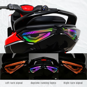 LED RGB Motorrad-Rücklicht für Yamaha <span class=keywords><strong>NAMX</strong></span> 2020 Motorrad-Beleuchtungssystem Zubehör Blinker Rückleuchte - Product Image 4