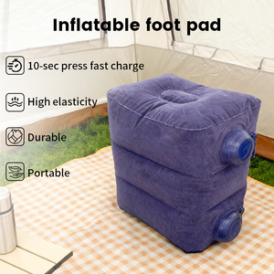 Nhà Máy Bán buôn Chất lượng cao có thể điều chỉnh văn phòng xe chân phần còn lại gối xách tay Inflatable Du Lịch Chân phần còn lại gối cho máy bay - Product Image 2