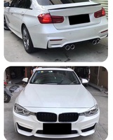 Kits de pare-chocs avant et arrière pour BMW Série 3 F30 F35 2012-2019, style M3, ailes et capot inclus, kits carrosserie complets.
