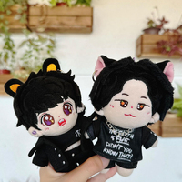 Porte-clés en peluche personnalisé super mini de 5 cm, poupée en peluche, poupée Kpop, poupée d'idole coréenne, produits dérivés, fabricant sur mesure