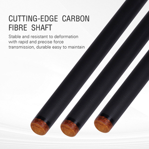 Queue de billard professionnelle CUPPA, joint 3/8x8, faible déflexion, fût en fibre de carbone, pointe de 12,5 mm, poignée en cuir, pour les jeux en club - Product Image 4