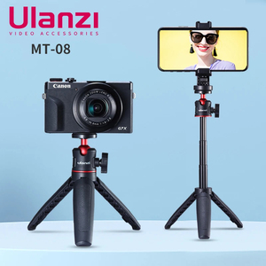 Ulanzi-Mini trípode plegable de 1/4 pulgadas, soporte universal para <span class=keywords><strong>DSLR</strong></span>, Android, iPhone, teléfono inteligente - Product Image 2