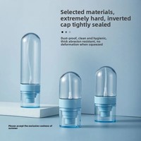 Flacon pulvérisateur d'huile essentielle inversé 30ml-80ml en PETG, emballage vide avec pompe pulvérisatrice