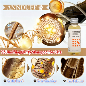 Shampoo per Gatti, Shampoo Volumizzante e Modellante per la Cura del Pelo Soffice dei Gatti - Product Image 4