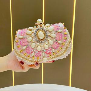 Wholesale Fashion Ladies Rhinestone Evening Bags <b>Clutch</b> Purses Luxury Women Party <b>Wedding</b> women tote bags Crossbody Shoulder Bag - Product Image 5