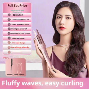 Rizador de Pelo Automático de 32 mm - Rizador de Pelo con Iones Negativos Nutritivos, Apto para Dormir, con Revestimiento de Cerámica para el Cuidado del Cabello - Product Image 3