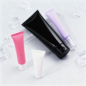 Tube de crème pour les mains, de nettoyant pour le visage, de lotion, d'huile essentielle, de tube cosmétique, emballage vide, tube en plastique souple, 30 ml, 60 ml, 80 ml, avec logo personnalisé - Product Image 1