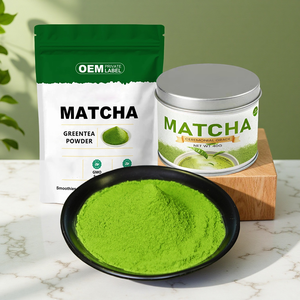 Té <span class=keywords><strong>Matcha</strong></span> Grado Ceremonial en Lata, Empacado y con Marca Privada OEM <span class=keywords><strong>de</strong></span> Proveedor Chino - Product Image 1