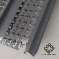 Grillage métallique hybride à nervures pour coffrage permanent en béton, galvanisé à chaud, pour la construction de béton et de plâtre, à prix bas