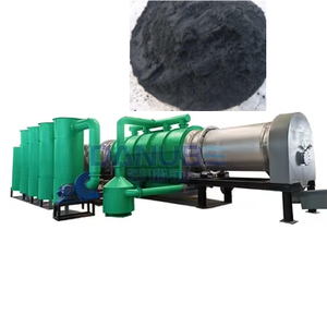 Four de carbonisation continu pour sciure de bois et balles de riz, équipement de fabrication de charbon de bois, ligne de production de charbon de bois - Product Image 1