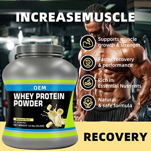 カスタムロゴ入り筋肉増強プロテインサプリメント 高含有量 免疫力向上 体重増加 大人用ホエイプロテインパウダー - Product Image 3