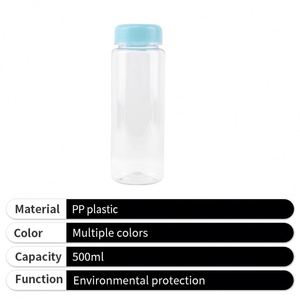 Promotion <b>Plastic</b> Clear Water Pc 500Ml Drinking Transparent Bottle for Advertising - Product Image 2