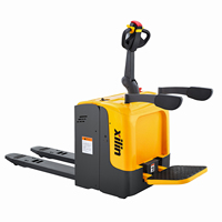 Vente chaude Xilin 2Ton 4400lbs Transpalette électrique Type Stand-On avec moteur à courant alternatif Chariots élévateurs électriques hydrauliques