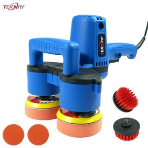 2022 полировальная машина с двойной головкой TEKWAY 1200 Вт полировальная машина автомобильная электрическая многофункциональная полировальная машина фабрика