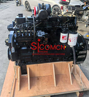 Moteur diesel 6bt59 180-250 CV certifié ISO 9001 100% neuf Sicomcn pour excavatrice sur chenilles, camion, navire, grue