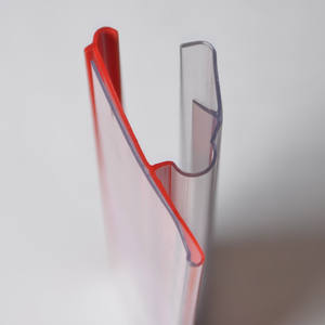 Supermercado PVC Flip <span class=keywords><strong>Scan</strong></span> <span class=keywords><strong>Snap</strong></span>-on Shelf Precio de plástico Tira DE DATOS Titulares de etiquetas Titulares de letreros - Product Image 5