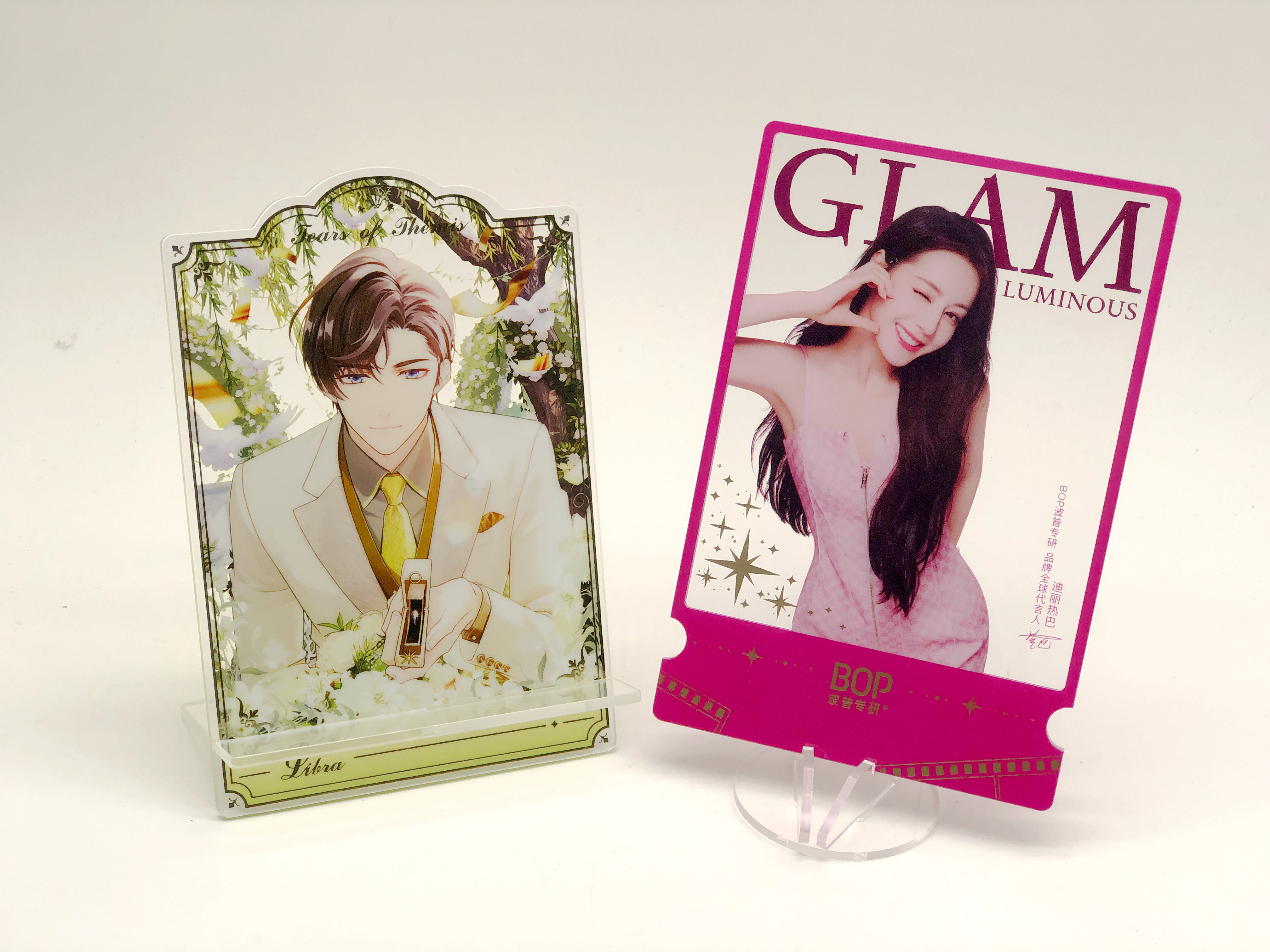 Custom Transparent Card Printing Clear Pvc Pet Plastic Game Anime Photo Thank You Cards