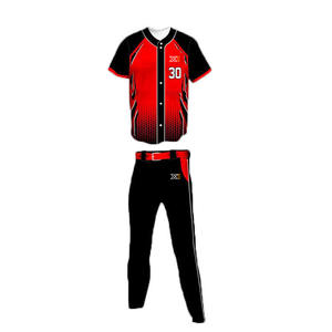 Nouveau style d'uniformes de baseball du fabricant, vêtements de sport de haute qualité avec logo personnalisé, haut tendance cousu parfaitement coupé - Product Image 2