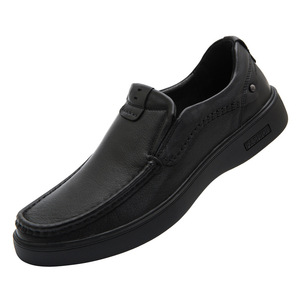 Logo personnalisé Chaussures de sécurité de bureau respirantes à bout carré de haute qualité pour hommes Fermeture à lacets en cuir de vachette légère - Product Image 5