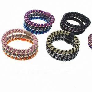 Accesorios para el Cabello al por Mayor con Logotipo Personalizado, Bandas Elásticas de Goma Coloridas para Niñas, Lazos para el Cabello con Trenza, para Mujeres - Product Image 5