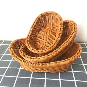Panier à linge peu encombrant, panier à linge en tricot Moses, paniers à vêtements bon marché, boîte à pain transparente, en bois et en osier - Product Image 4