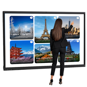 กระดานไวท์บอร์ดดิจิทัลแบบพกพาอัจฉริยะขนาด 86 นิ้ว พร้อมหน้าจอสัมผัสและขาตั้ง สำหรับห้องเรียน - Product Image 1