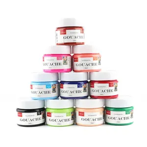 Yili Culturale Supplies100ml di Colore Facile da Arte Gouache Vernice Set di 36 Poster Colori