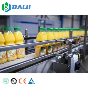 Complete automatic hot orange mango flavor drinks juice making filling machine