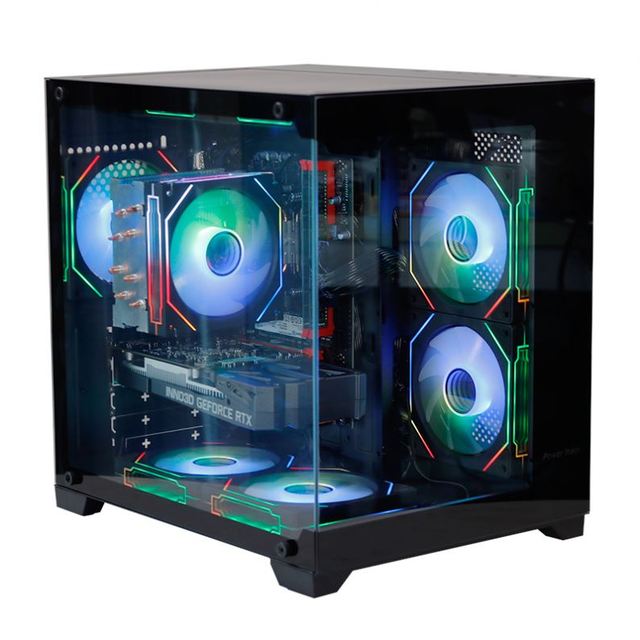 Desktop Computer Core I3 12100 RAM 16GB 500G/1TB SSD Quad Core Win-11 PC Desktop Computer Office and Household Use