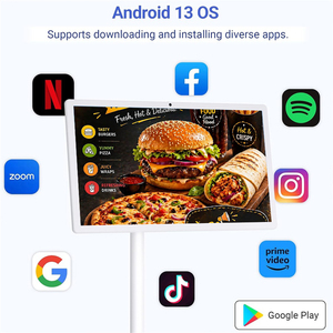 Téléviseur intelligent portable à écran tactile Android 13 OS de 24, 27 et 32 pouces, LED <span class=keywords><strong>enroulable</strong></span>, 4 Go 64 Go, blanc, batterie rechargeable, écran intelligent mobile - Product Image 5