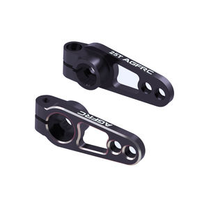 AGFRC HSS15 ขนาด 31.00 มม. น้ำหนัก <span class=keywords><strong>1.7</strong></span> กรัม น้ำหนักเบา สีสันสดใส ฮอร์นเซอร์โวโลหะสำหรับเซอร์โวมาตรฐาน 25T - Product Image 3