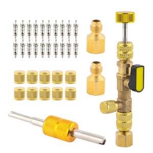 Kit de herramientas para válvulas de aire acondicionado, llave de latón para reparación y mantenimiento de refrigerantes - Product Image 1