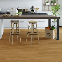 Revêtement de sol SPC LVT imperméable sur mesure, vente en gros d'usine, avec installation par clic, design moderne pour usage intérieur