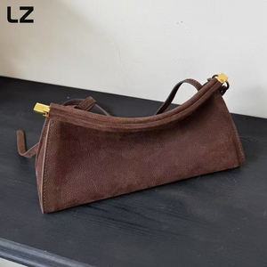 Lz क्यूरो वास्तविकता कारखाने में वास्तविक चमड़े के हैंडबैग के साथ सटेल अंडरआर्म महिला कंधे की थैली के साथ महिला कंधे की थैली - Product Image 4